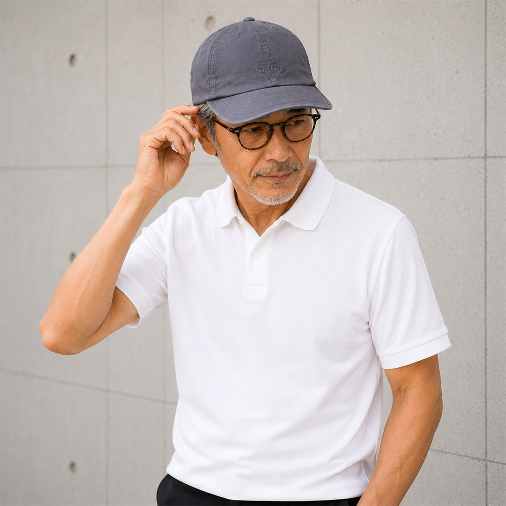 STETSON ステットソン キャップ メンズ コットン100％ 日本製 折りたためる ソフトバイザー サイズ調整可能 S〜5L M-39137142 |  | 03