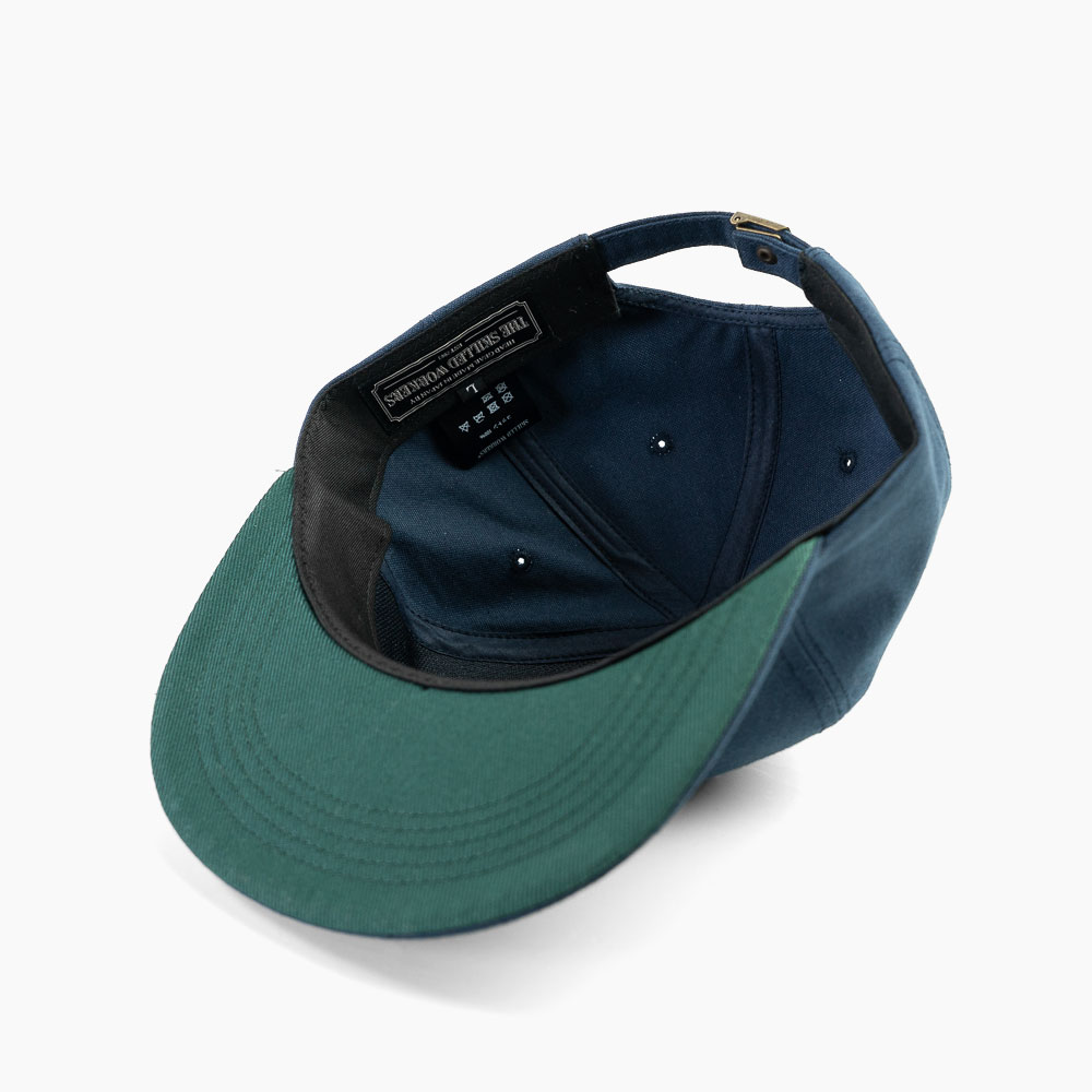 【SKILLED WORKERS】キャンバス ダック トラッカーキャップ 綿 帆布 フラットバイザー 春夏 秋冬 ストラップバック 大きいサイズ 小さいサイズ ワーク  SW-2110C |  | 21