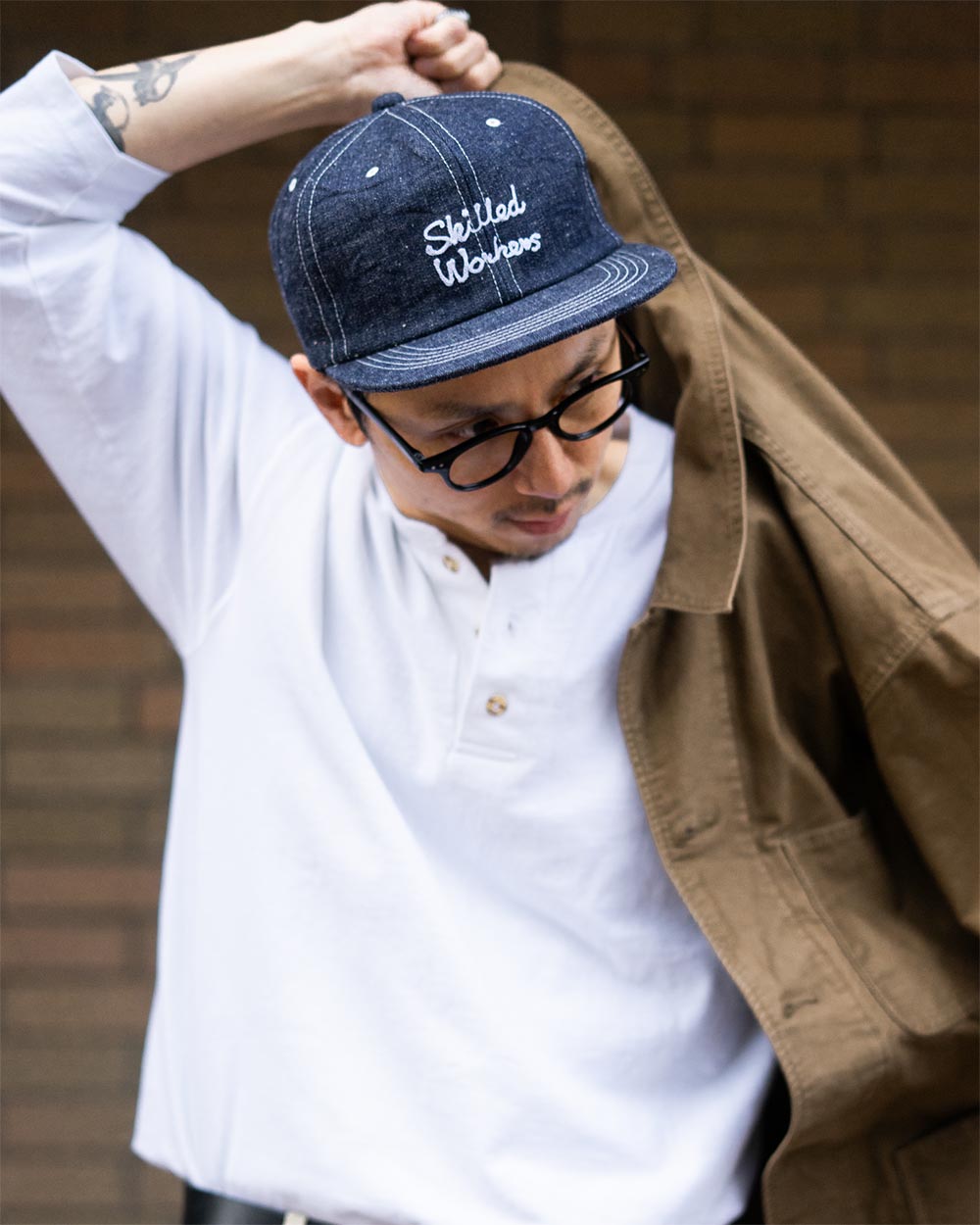 キャップ デニム メンズ ブランド SkilledWorkers スキルドワーカーズ