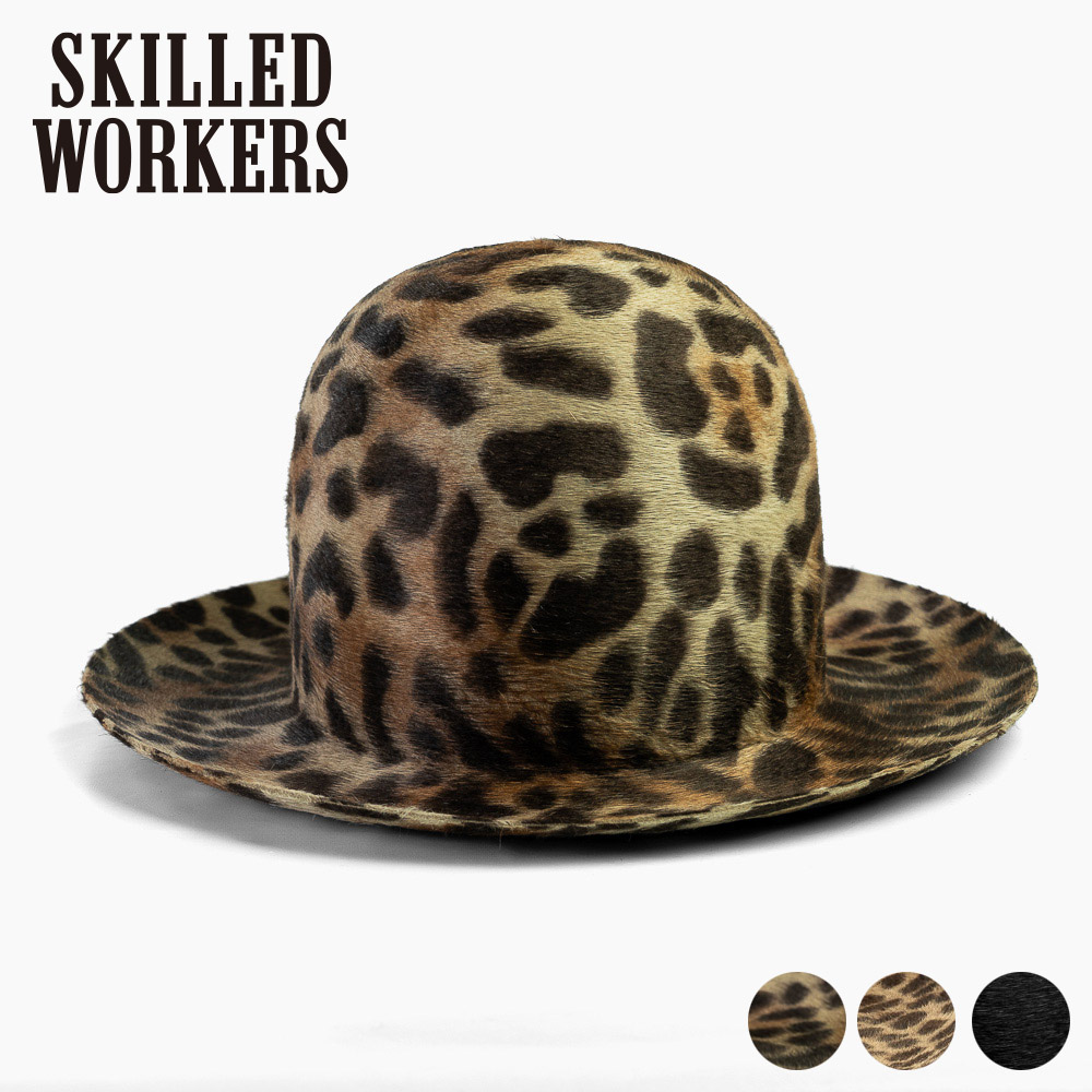 SKILLED WORKERS スキルドワーカーズ ラビットファー フェルト ヴィンテージ 丸天 ハイクラウン つば広 中折れハット レガリオン メンズ 秋冬  SW-20251219_1 |  | 04