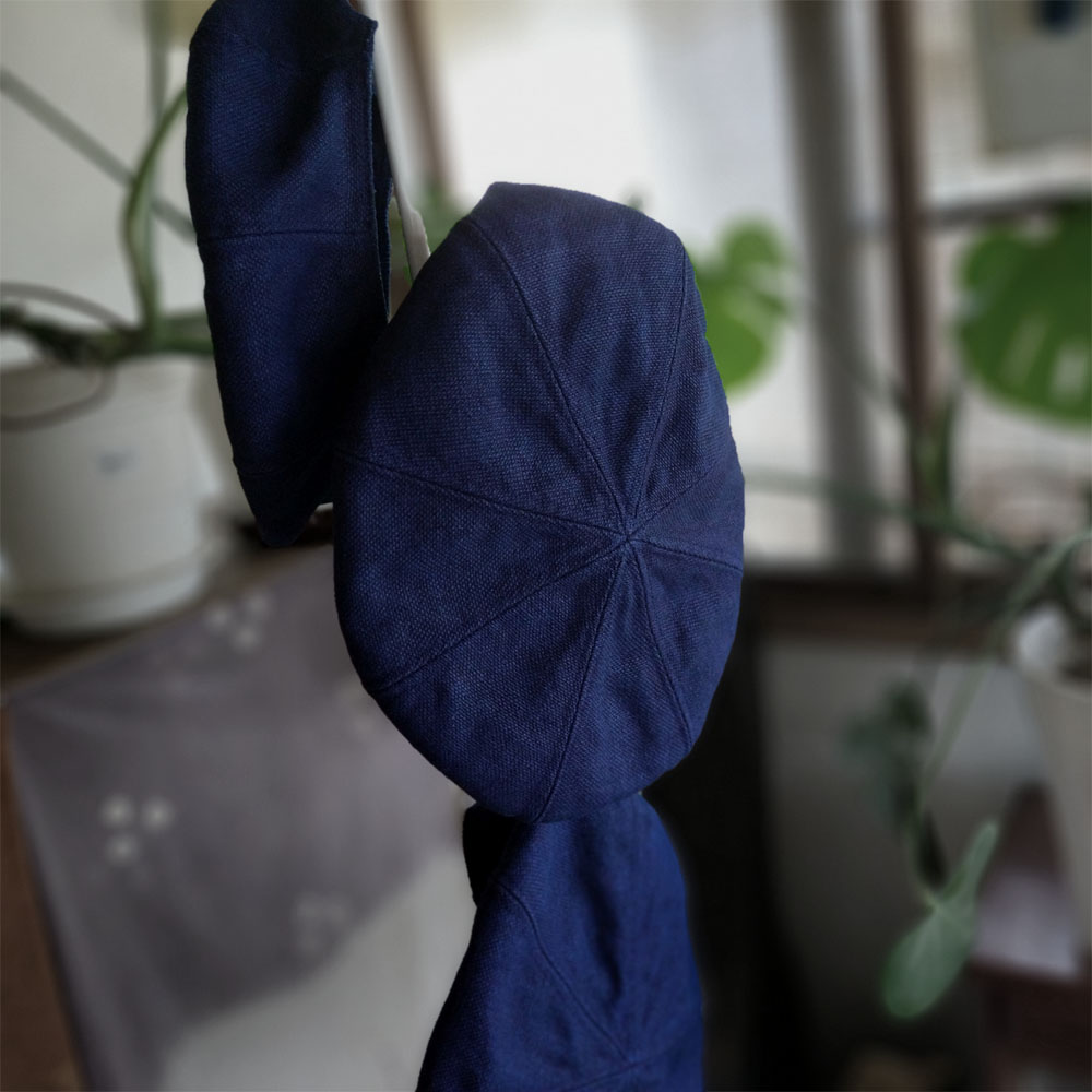 SKILLED WORKERS スキルドワーカーズ 藍染め ベレー帽 ヘンプ 刺し子 天然藍 大きいサイズ対応 日本製 あさかぜ商店 コラボ メンズ S-20250927-1 |  | 08