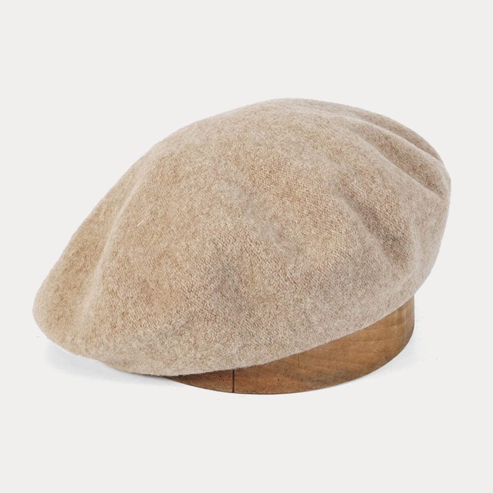 ベレー帽 メンズ 大きめ 秋冬 ウール フェルト チェコ産 ベレー