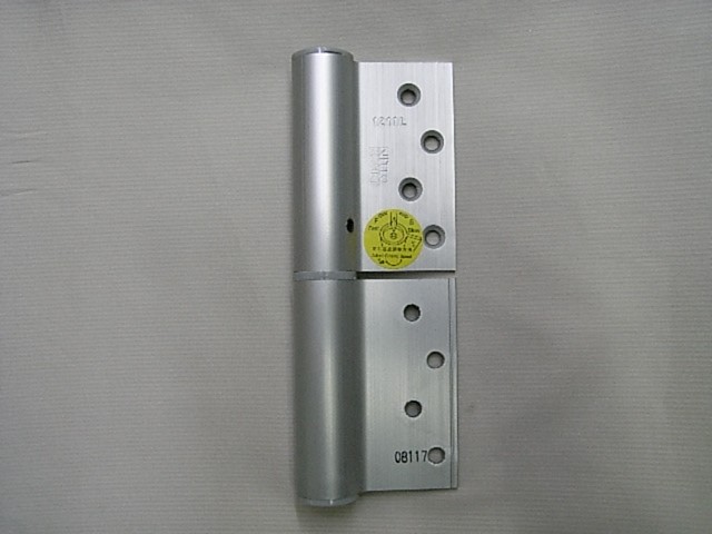 デンセイオートヒンジ143R-T ストップなし右勝手シルバー色面付型