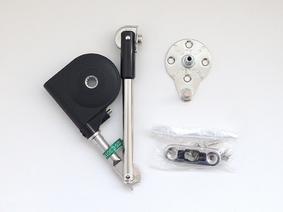 LAMP ソフトダウンステーSDS-C301NBL（ブラック）上開き扉用