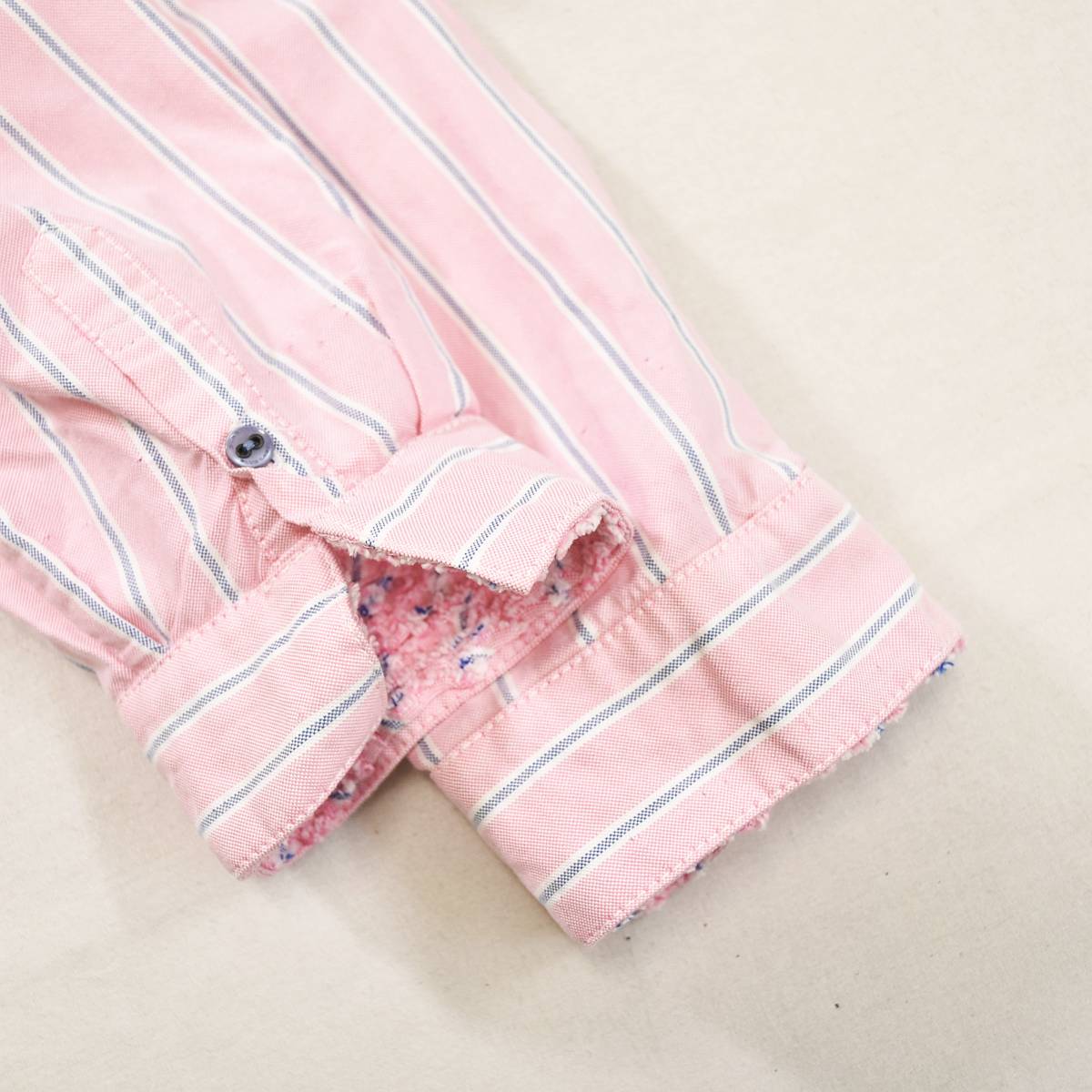 BURBERRY ブルーレーベル シャツワンピース ストライプ Aライン フリル