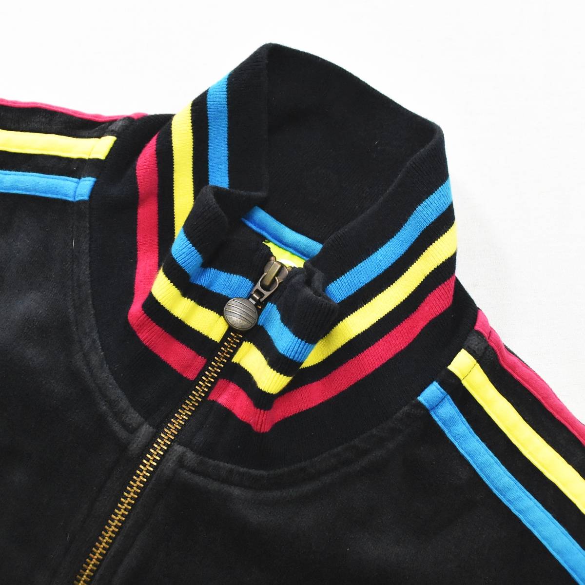 adidas（アディダス） ベロア トラックジャケット ジャージ ブルゾン L