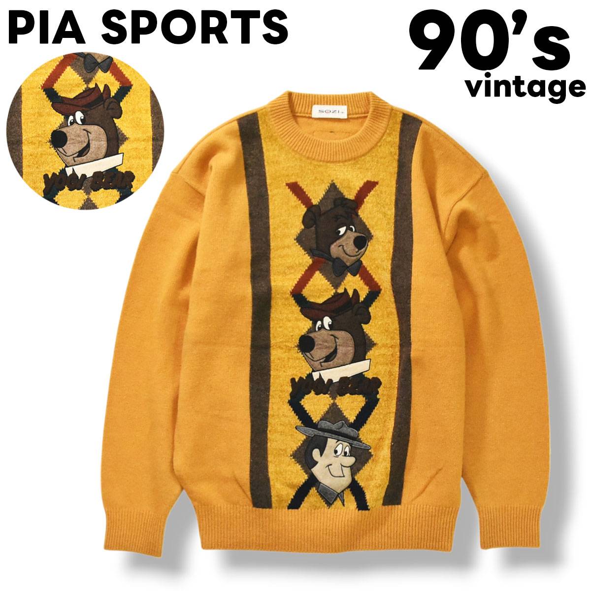 90s ヴィンテージ ピア スポーツ PIA SPORTS SOZI クマゴロー ヨギ 