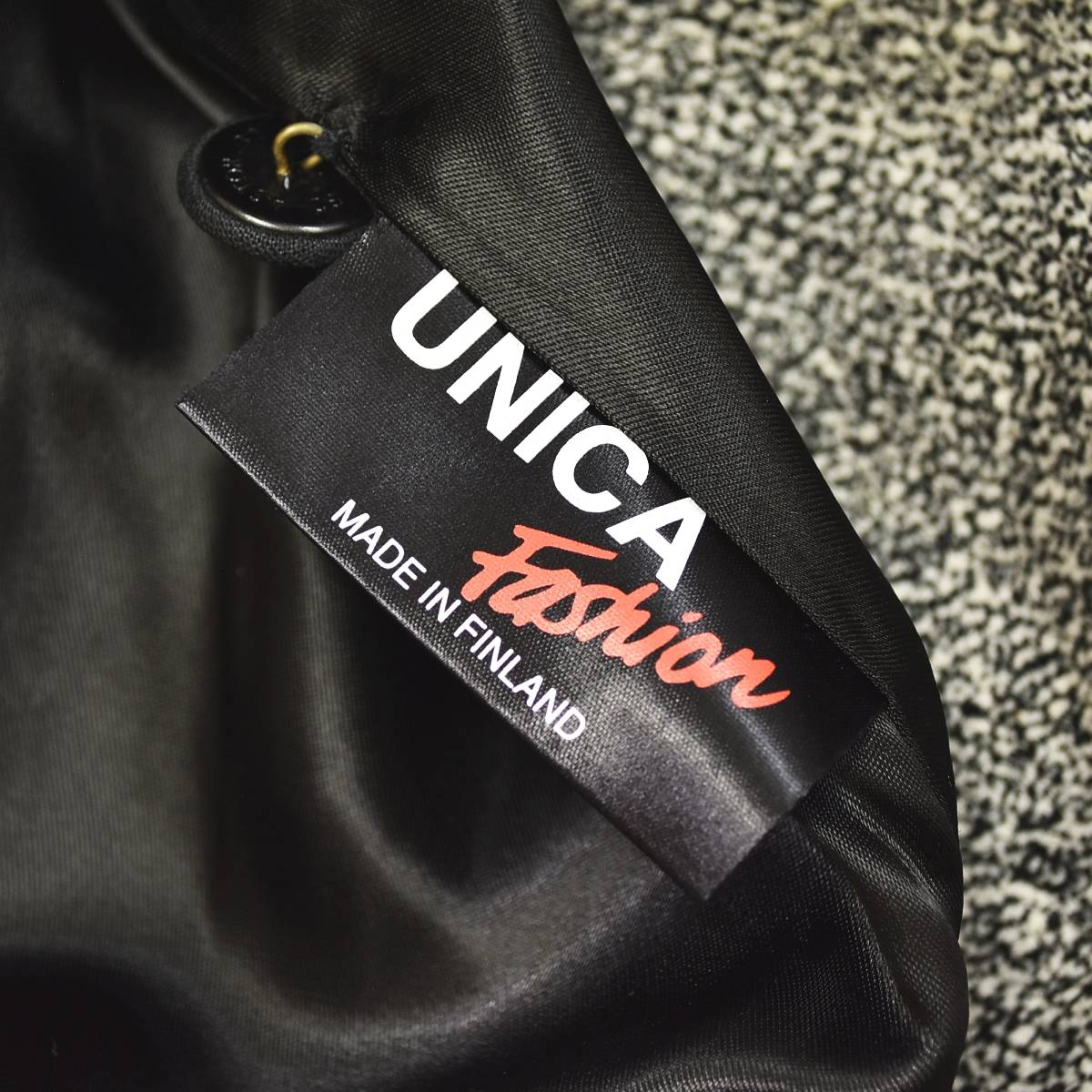 unica（ユニカ） 90s フィンランド製 コットン パイル ガウン コート 