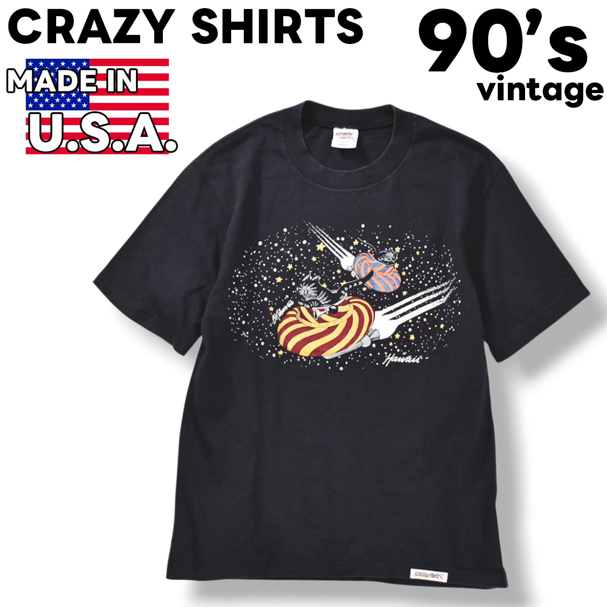 90s ヴィンテージ USA製 クレイジーシャツ CRAZYSHIRTS ハワイ