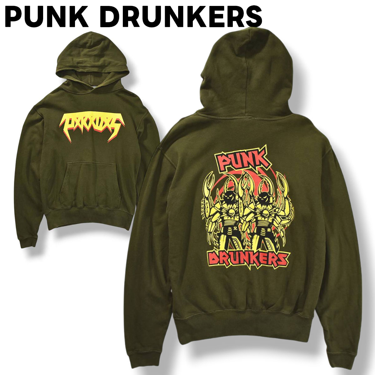 PUNK DRUNKERS（パンクドランカーズ） 怪獣キャラクター 両面プリント 