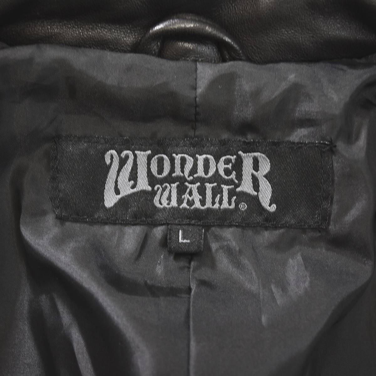 ワンダーウォール WONDER WALL 羊革 ラム レザー 2B シングル