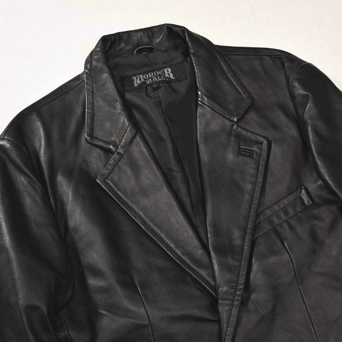 ワンダーウォール WONDER WALL 羊革 ラム レザー 2B シングル