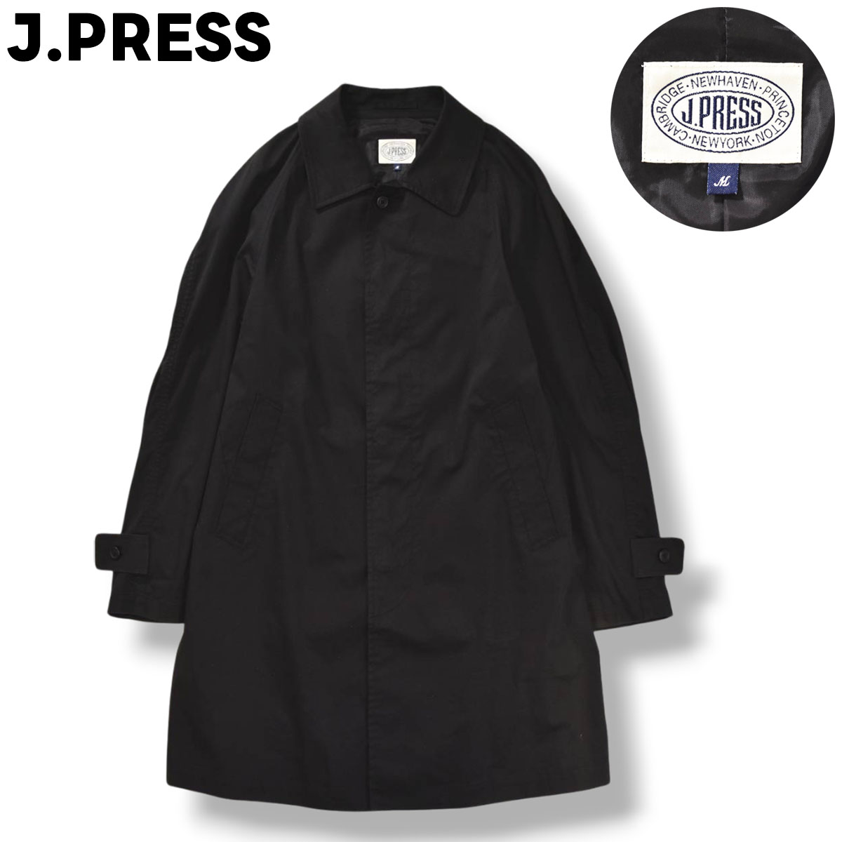 J.PRESS（J.プレス） ジェイプレス ステンカラー コート ラグラン