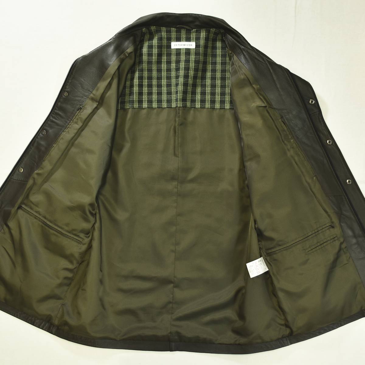 INTERMEZZO（インターメッツォ） 羊革 ラムレザー コート ジャンパー