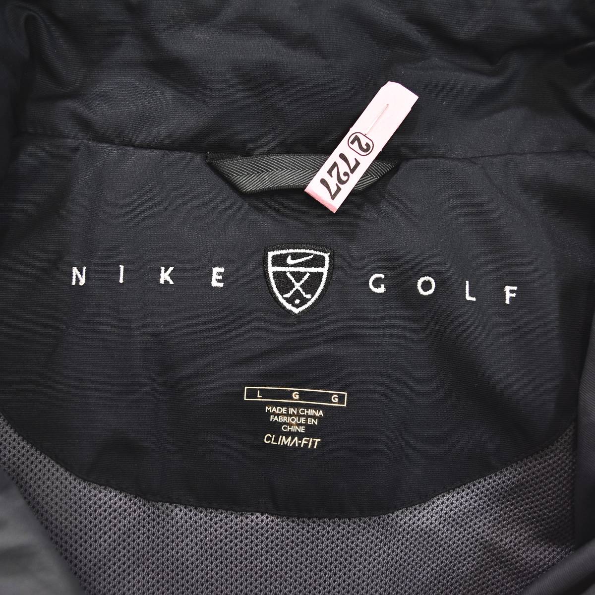 ナイキ ゴルフ NIKE GOLF 半袖 ハーフジップ ウィンドブレーカー プル