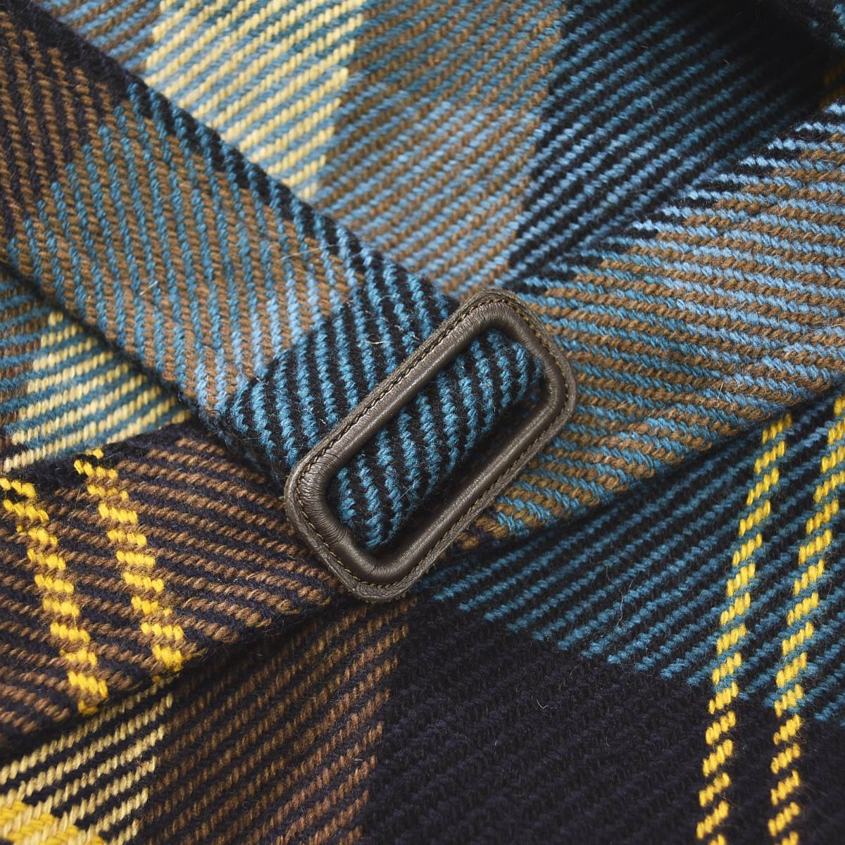美品】 【上質】 アクアスキュータム Aquascutum チェック柄 ウール