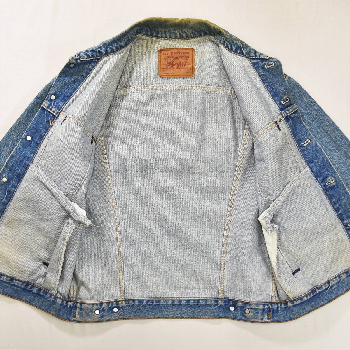リーバイス　７０５０６－０２１７　ＵＳＡ　３８　メンズ Levi's（リーバイス） デニムジャケット 70506-0217 Gジャン DENIM