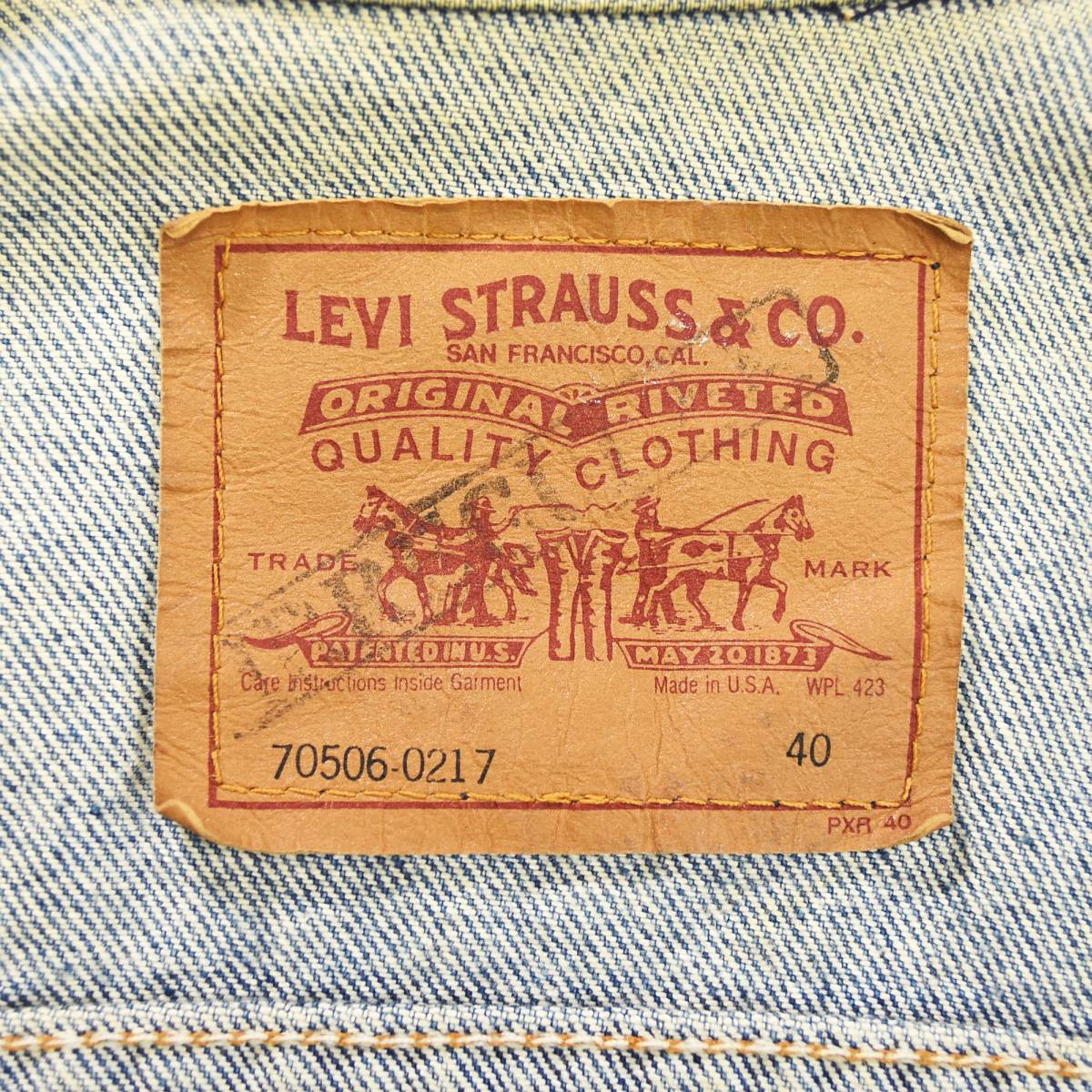 Levi's（リーバイス） 90sヴィンテージ USA製 Levi's 70506-0217