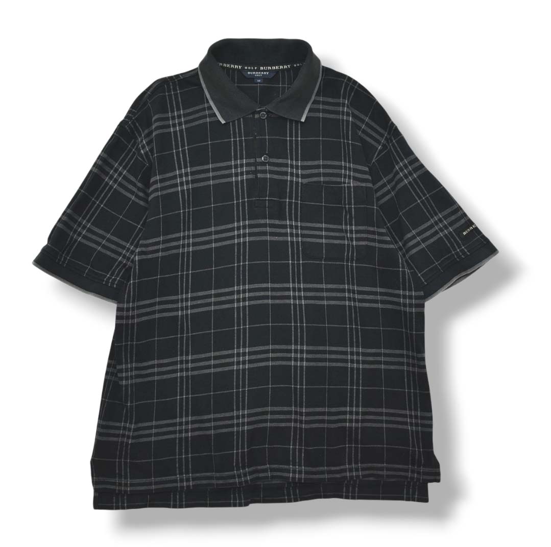 BURBERRY GOLF（バーバリーゴルフ） 半袖 ポロシャツ M チェック柄