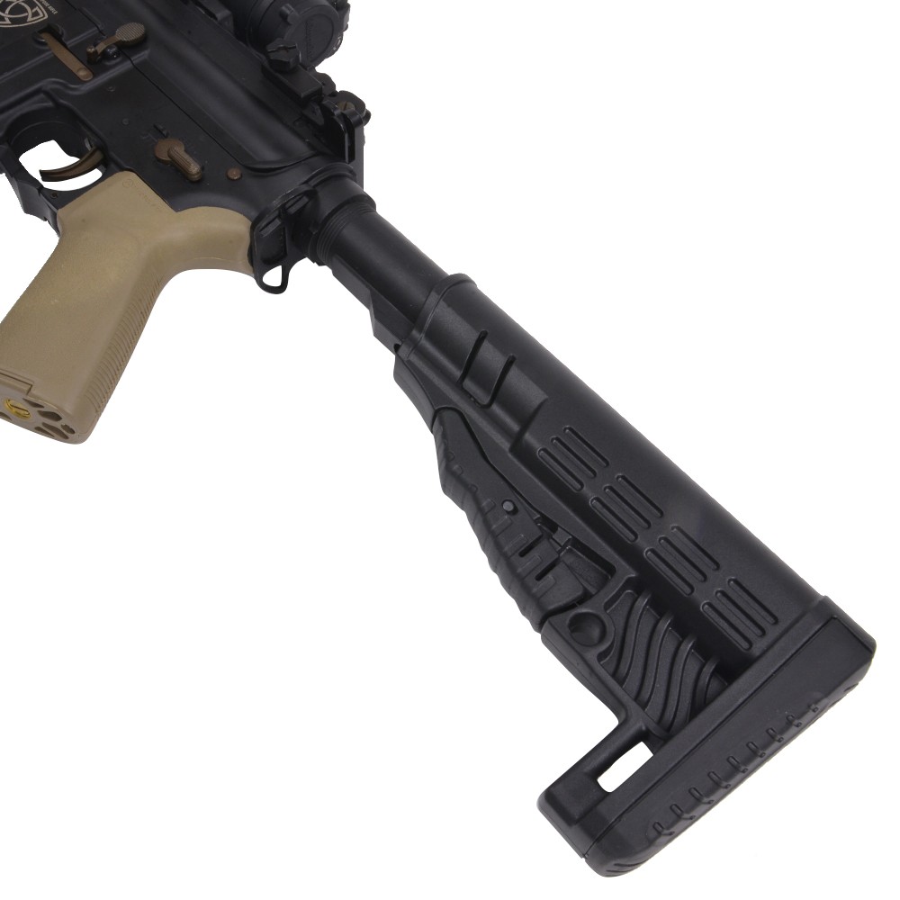 HOGUE バットストック M4/AR-15用 ラバーコーティング仕様 MIL-SPEC 