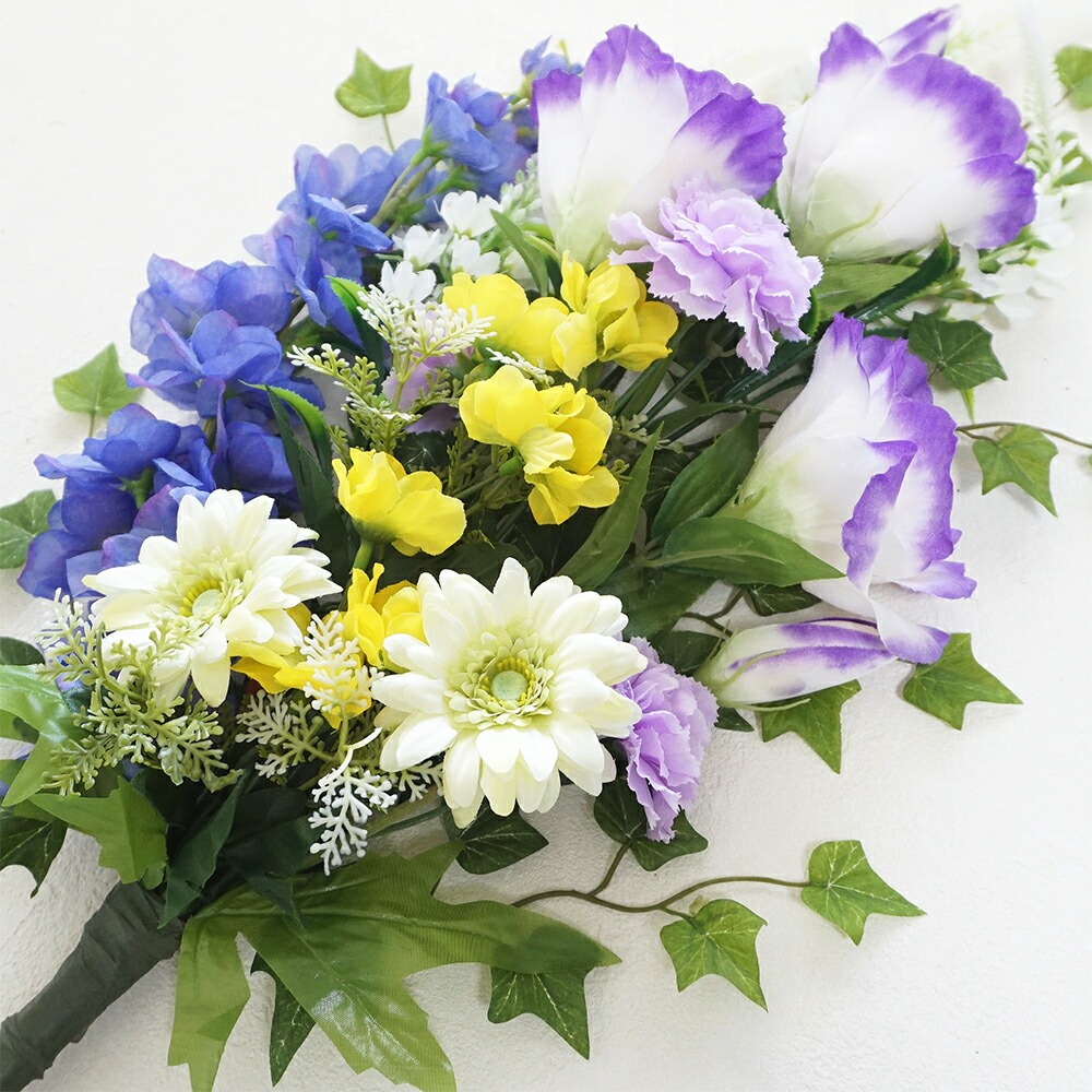仏花 造花 お墓用 単品 トルコキキョウ カーネーション ガーベラ 1束