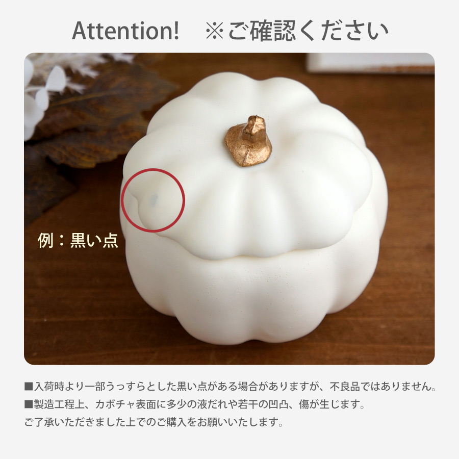 フタ付きパンプキン ホワイト 1個 ハロウィン かぼちゃのアレンジ
