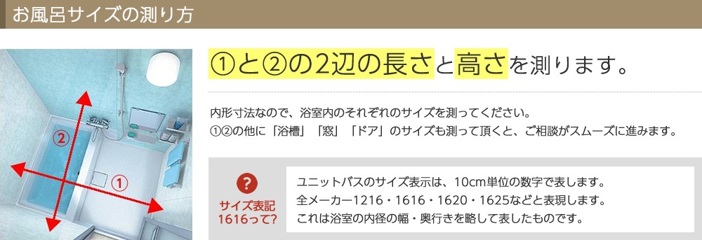 浴槽のみ掲載