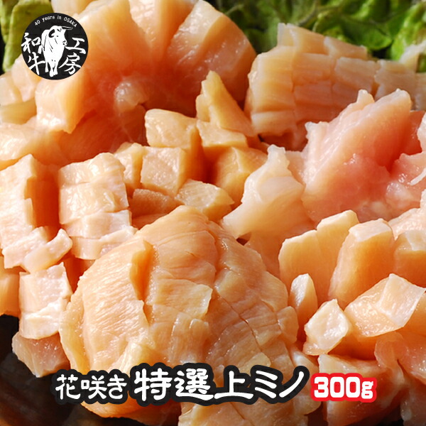 ミノ ホルモン 肉 BBQ 花咲き特選牛 上ミノ 切り目入り 100g×3パック 計300ｇ 味付け有/無 注文時に新鮮カット 送料無料 米国産【上ミノ300】  : jyomino300 : 特選和牛問屋直営 ホルモンねっと - 通販 - Yahoo!ショッピング