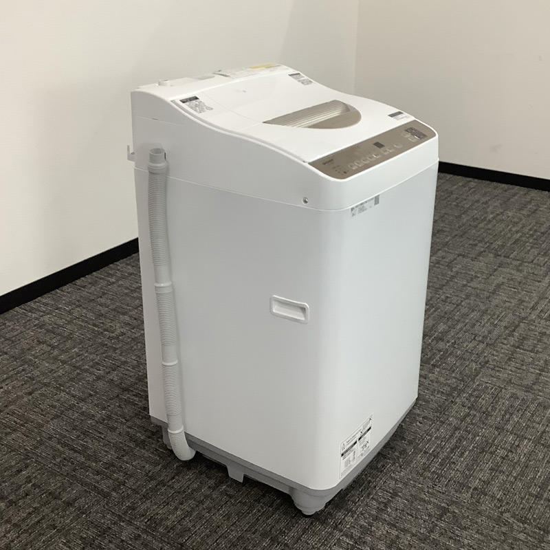 シャープ 6.5㎏ 洗濯乾燥機 縦型 2023年製 ES-T6GBK-N 【公式通販】