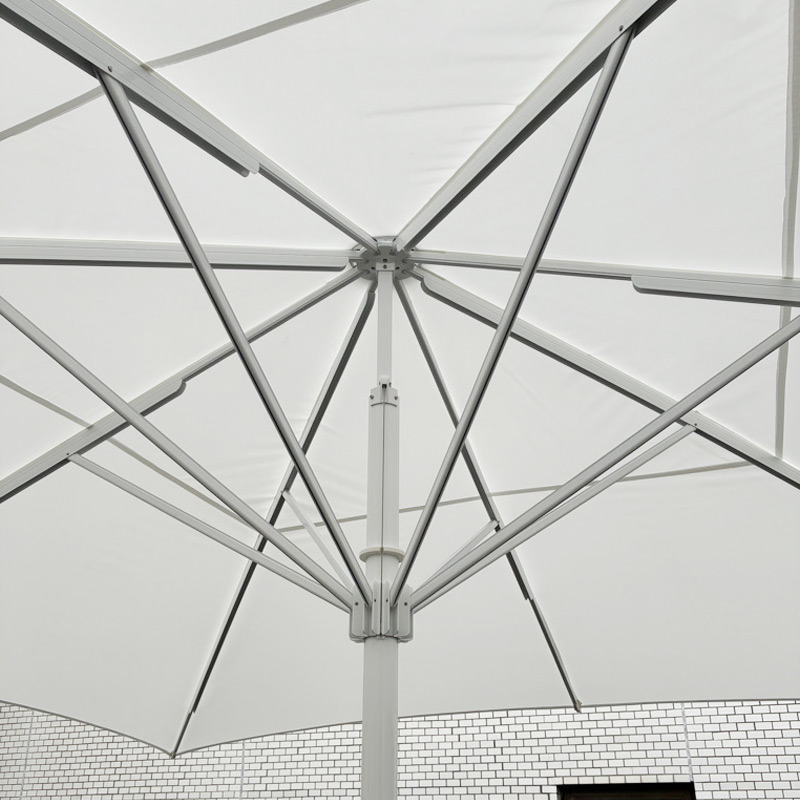 【セール】【価格のご相談承ります！】中古 パラソル ルガノ 510E ホワイト 幅3990mm 地域限定送料無料 リゾート |  | 02