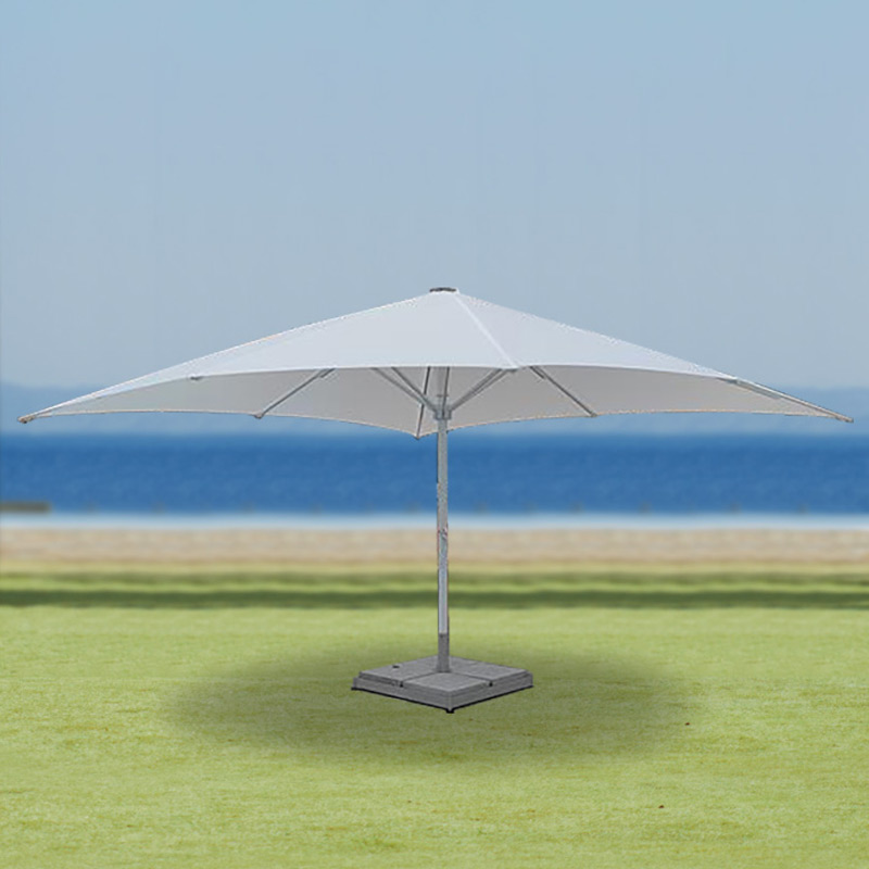 【セール】【価格のご相談承ります！】中古 パラソル ルガノ 510E ホワイト 幅3990mm 地域限定送料無料 リゾート |  | 04