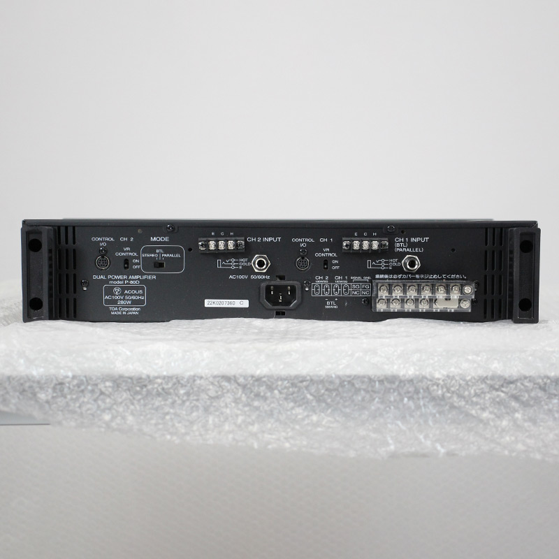 中古 パワーアンプ panasonic WP-DA112 RAMSA 送料無料 51-5E0202A