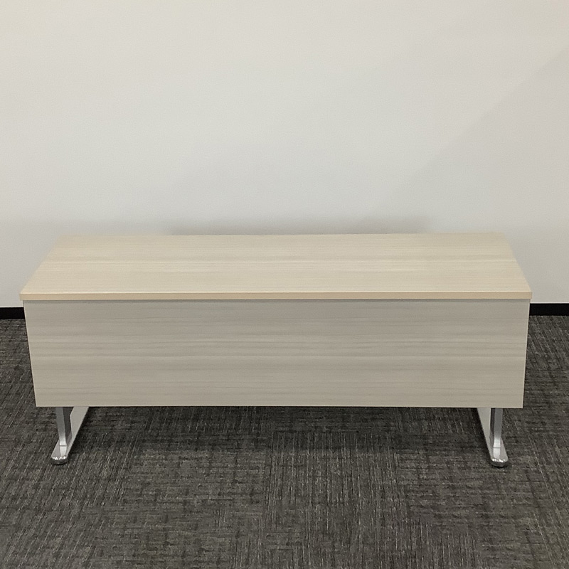中古 カウンターテーブル オリバー ホワイトグレー 幅180cm 地域限定