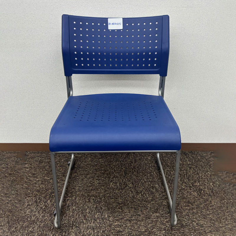 中古 ミーティングセット 3点セット オカムラ アイリスチトセ テーブル幅80cm 地域限定送料無料 80-MB60140T--80-AR50311C