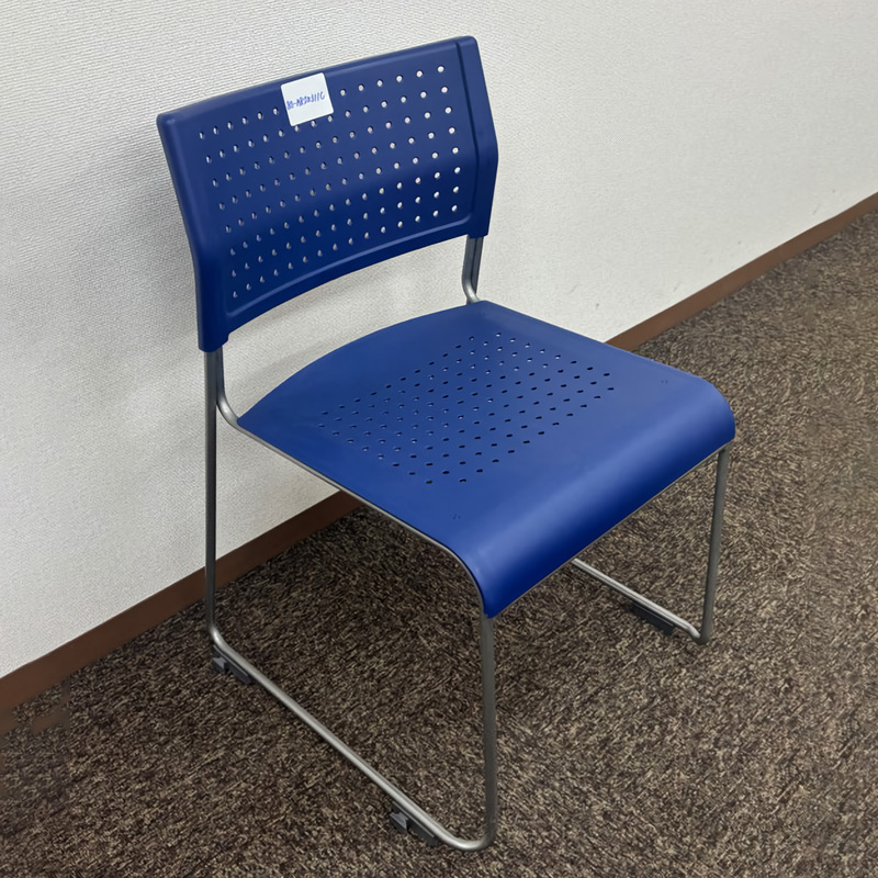 中古 ミーティングセット 3点セット オカムラ アイリスチトセ テーブル幅80cm 地域限定送料無料 80-MB60140T--80-AR50311C