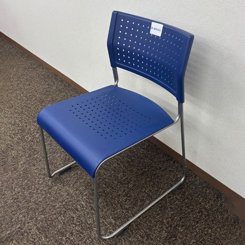 中古 ミーティングセット 3点セット オカムラ アイリスチトセ テーブル幅80cm 地域限定送料無料 80-MB60140T--80-AR50311C