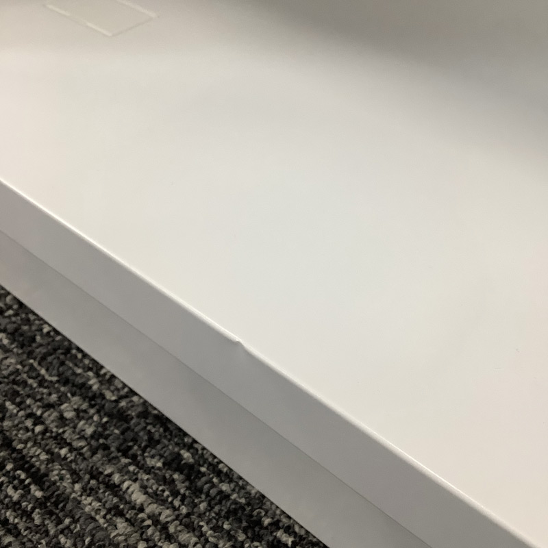 中古 キャビネットコクヨ オープンタイプ エディアホワイト 幅90cm 4段×2列 地域限定送料無料 80-AR50544Sの画像