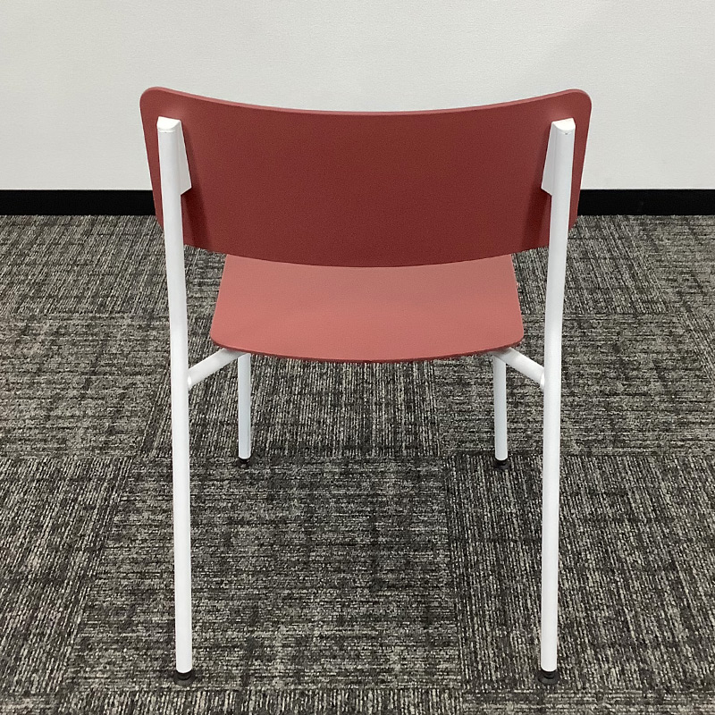 中古 ミーティングチェア 4脚セット コクヨ プロッカ レッド 地域限定送料無料 80-AR50619C--4SET_3