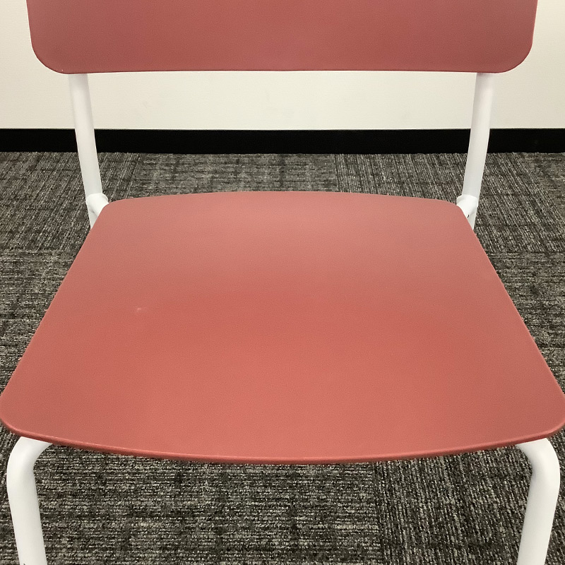 中古 ミーティングチェア 4脚セット コクヨ プロッカ レッド 地域限定送料無料 80-AR50619C--4SET_5