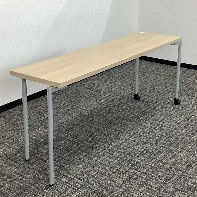 中古 カウンターテーブル オカムラ ナチュラル 幅180cm 地域限定送料無料