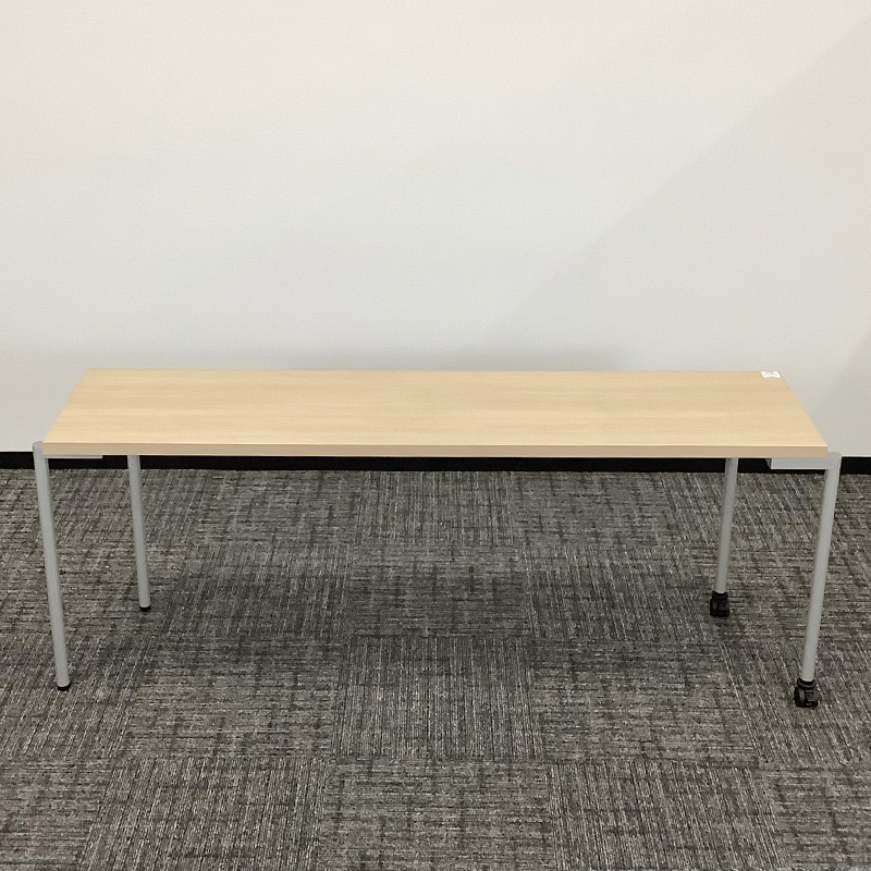中古 カウンターテーブル オカムラ ナチュラル 幅180cm 地域限定送料無料