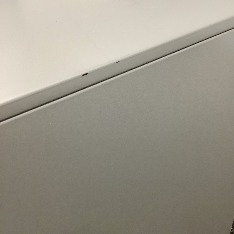 中古 インワゴン 2台セット イトーキ 3段 シルバーグレー 幅395mm 地域限定送料無料 80-AR50824D--2SETの画像