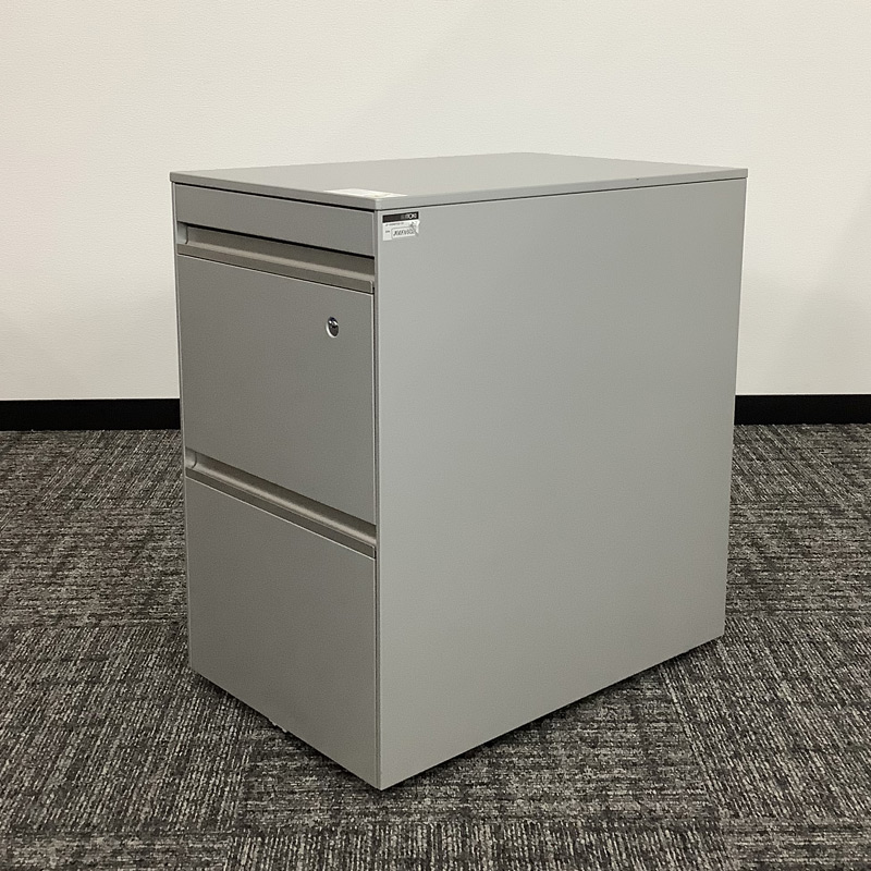 中古 インワゴン 2台セット イトーキ 3段 シルバーグレー 幅395mm 地域限定送料無料 80-AR50824D--2SETの画像