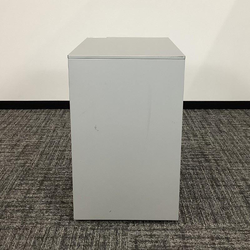 中古 インワゴン 2台セット イトーキ 3段 シルバーグレー 幅395mm 地域限定送料無料 80-AR50824D--2SETの画像