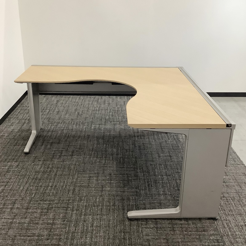 イトーキ（ITOKI） 中古 デスク L字タイプ 完成品幅 160cm 地域限定 