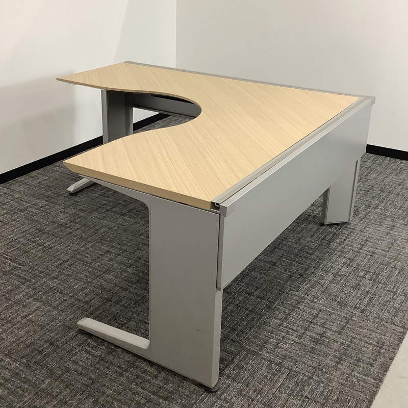 イトーキ（ITOKI） 中古 デスク L字タイプ 完成品幅 160cm 地域限定