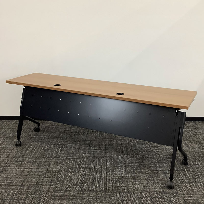 中古 ミーティングテーブル PLUS ナチュラル 幅180cm 地域限定送料無料 