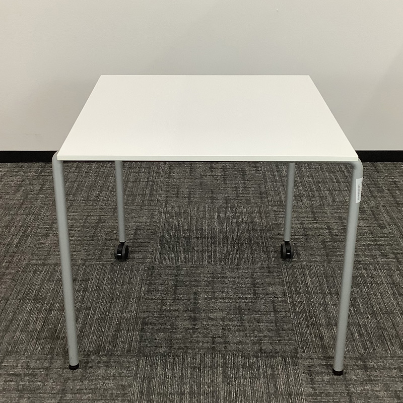 中古 ミーティングセット 3点セット オカムラ アイリスチトセ テーブル幅80cm 地域限定送料無料 80-MB60140T--80-AR50311C