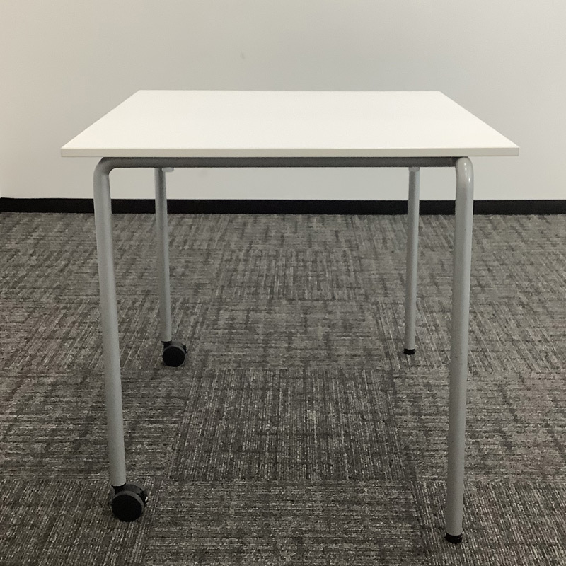 中古 ミーティングセット 3点セット オカムラ アイリスチトセ テーブル幅80cm 地域限定送料無料 80-MB60140T--80-AR50311C