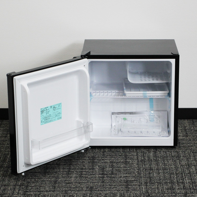 新古品 新品 1ドア冷蔵庫 ハイアール40Lブラック左開き 2台目 寝室 客間 ホテル ゲストルーム  送料無料 未使用品